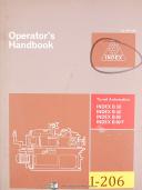 Index-Index B30, B42 B60 & B60F, turret Automatic Lathes, Operator\'s Manual-B30-B42-B60-B60F-01